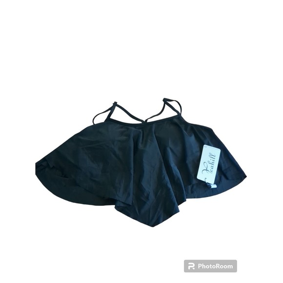 Women’s Swimming Suit Top Only Black Medium  D38 Yeahill NWT - Picture 3 of 10